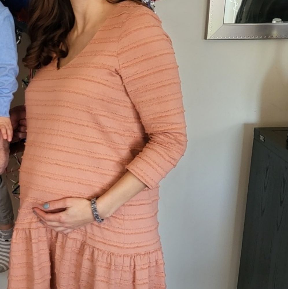 Hatch Maternity Layla Fringe Dress